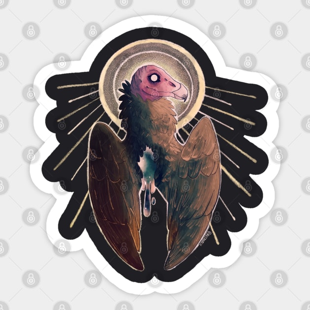 The Beautiful Turkey Vulture Sticker by Avianblu